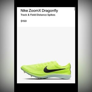 2022 Nike ZoomX Dragonfly 'Volt Mint
Foam' Men’s Size 13